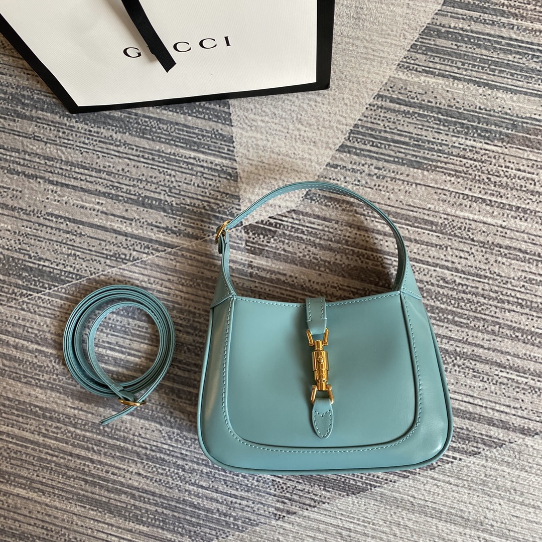 Gucci Jackie 1961 Mini Shoulder Bag 637091 Light blue